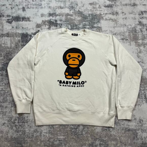 Authentic Bape 2000’s Baby Milo Crewneck XL - Picture 1 of 7